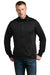 New Era Mens Performance Terry Full Zip Sweatshirt Black Front