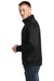 New Era Mens Performance Terry Full Zip Sweatshirt Black Side
