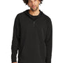 New Era Mens STS 1/4 Zip Hooded Sweatshirt Hoodie - Black