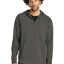 New Era Mens STS 1/4 Zip Hooded Sweatshirt Hoodie - Graphite Grey