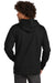 New Era NEA550 Mens Comeback Fleece Hooded Sweatshirt Hoodie Black Back