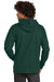 New Era NEA550 Mens Comeback Fleece Hooded Sweatshirt Hoodie Dark Green Back