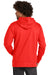 New Era NEA550 Mens Comeback Fleece Hooded Sweatshirt Hoodie Deep Orange Back