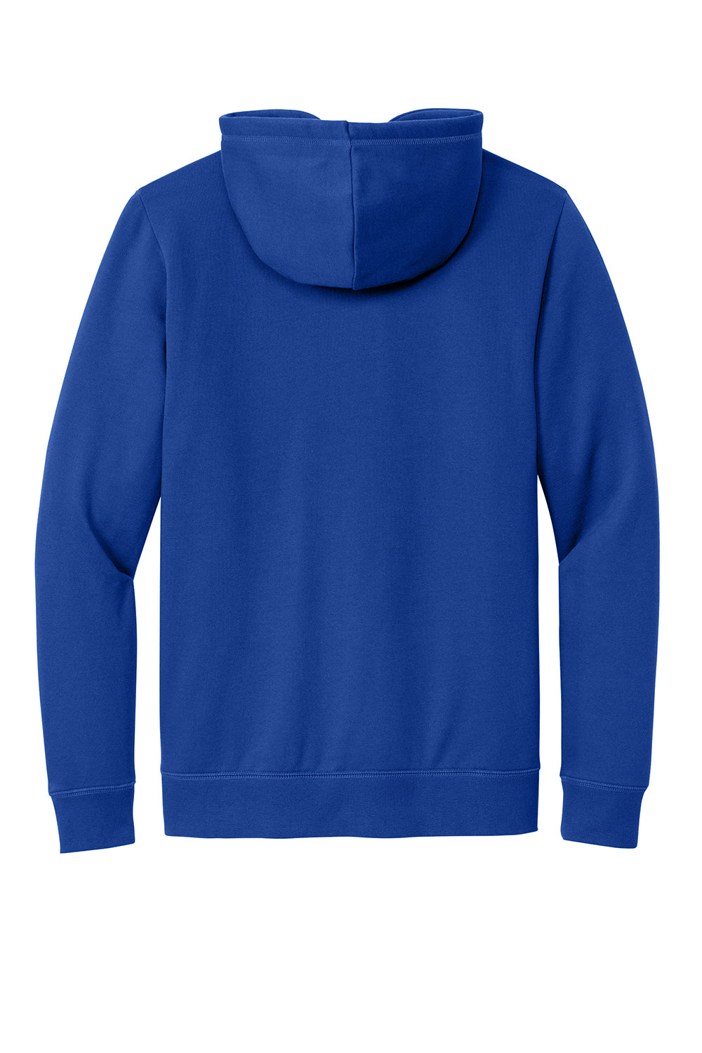 New Era NEA550 Mens Comeback Fleece Hooded Sweatshirt Hoodie Royal Blue Flat Back