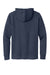 New Era NEA551 Mens Comeback Fleece Full Zip Hooded Sweatshirt Hoodie True Navy Blue Flat Back