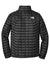 The North Face NF0A3LH2 Mens ThermoBall Trekker Water Resistant Full Zip Jacket Matte Black Flat Back
