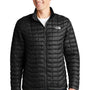 The North Face Mens ThermoBall Trekker Water Resistant Full Zip Jacket - Matte Black