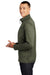 The North Face Mens Skyline Fleece Full Zip Jacket Heather Four Leaf Clover Green Side