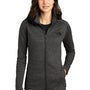 The North Face Womens Skyline Fleece Full Zip Jacket - Heather Dark Grey - Closeout