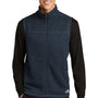The North Face Mens Sweater Fleece Full Zip Vest - Heather Urban Navy Blue
