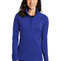 The North Face Womens Mountain Peaks Fleece 1/4 Zip Jacket - Blue - Closeout
