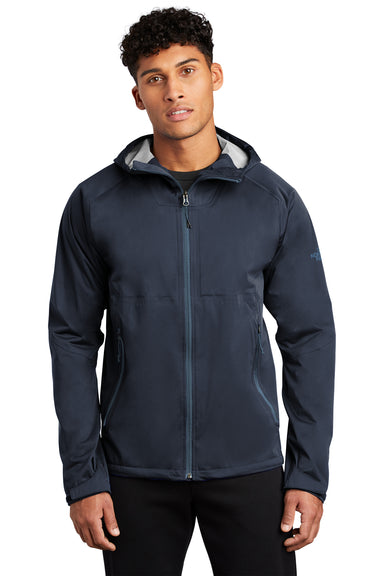 The North Face Mens All Weather DryVent Stretch Full Zip Hooded Jacket Urban Navy Blue Front