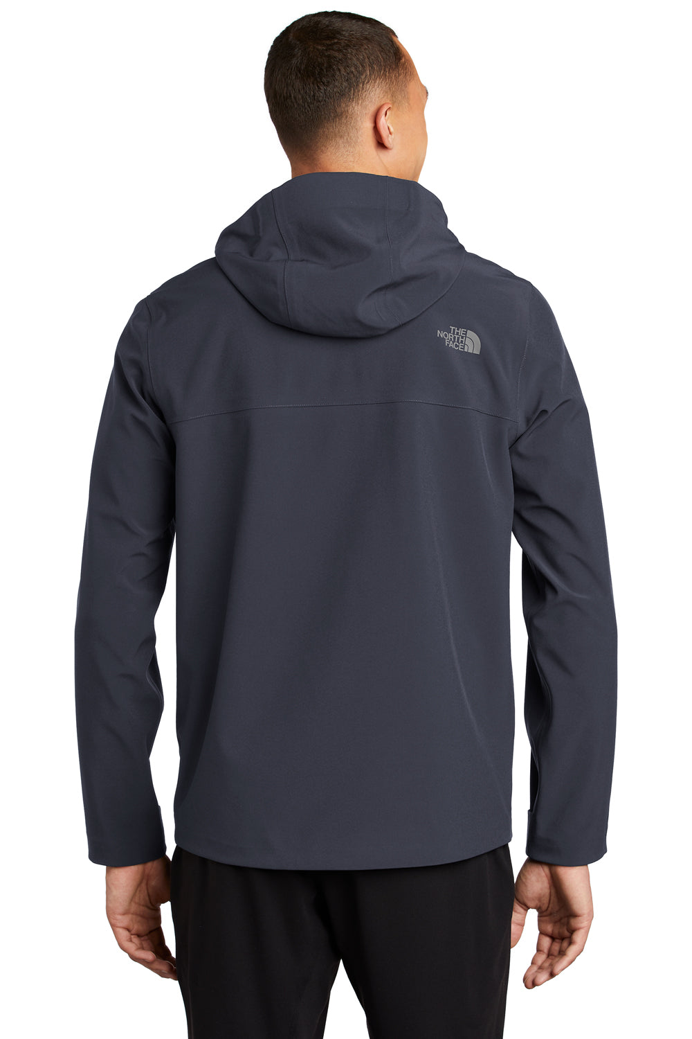 The North Face Mens Apex DryVent Full Zip Hooded Jacket Urban Navy Blue Side