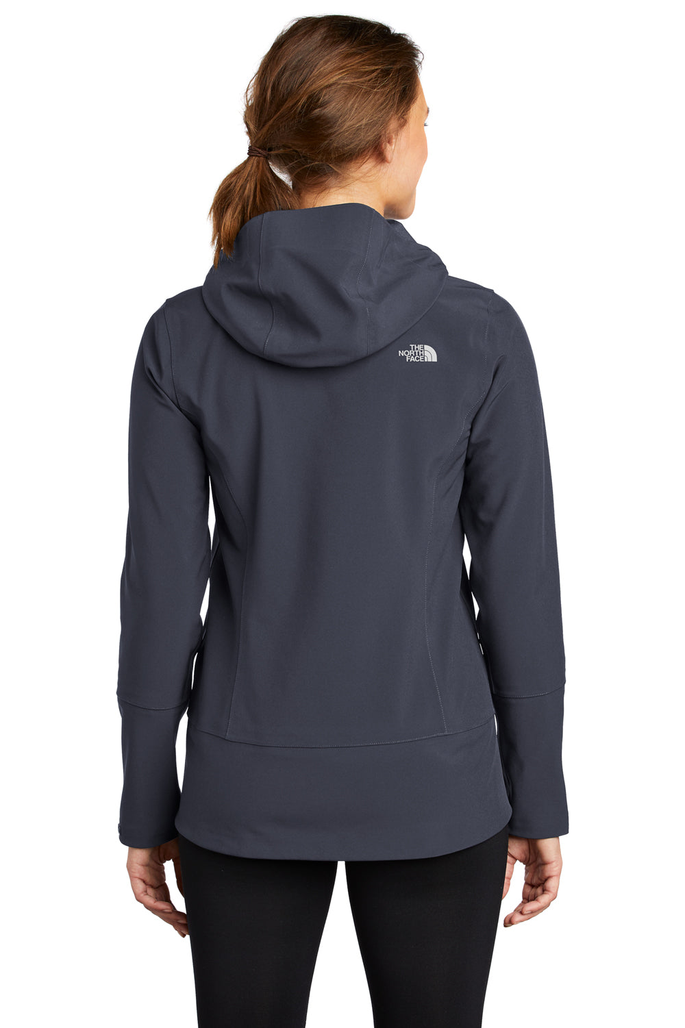 The North Face Womens Apex DryVent Full Zip Hooded Jacket Urban Navy Blue Side