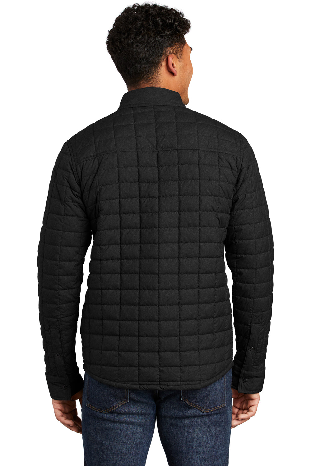 The North Face Mens ThermoBall Eco Shirt Jacket Black Side