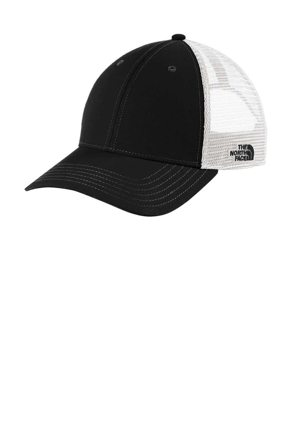 The North Face NF0A4VUA Ultimate Trucker Hat Black/White Front