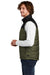 The North Face Mens Everyday Insulated Full Zip Vest Burnt Olive Green Side
