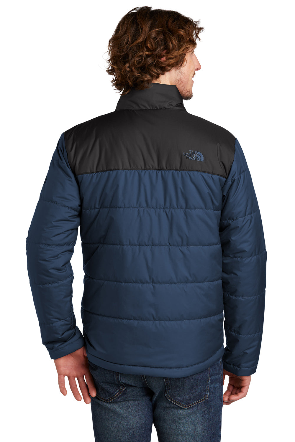 The North Face Mens Everyday Insulated Full Zip Jacket Shady Blue Side