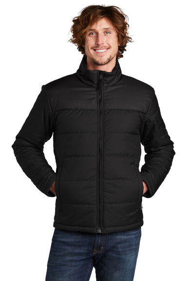 The North Face Mens Everyday Insulated Full Zip Jacket Black Front