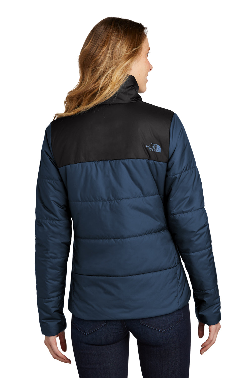 The North Face Womens Everyday Insulated Full Zip Jacket Shady Blue Side