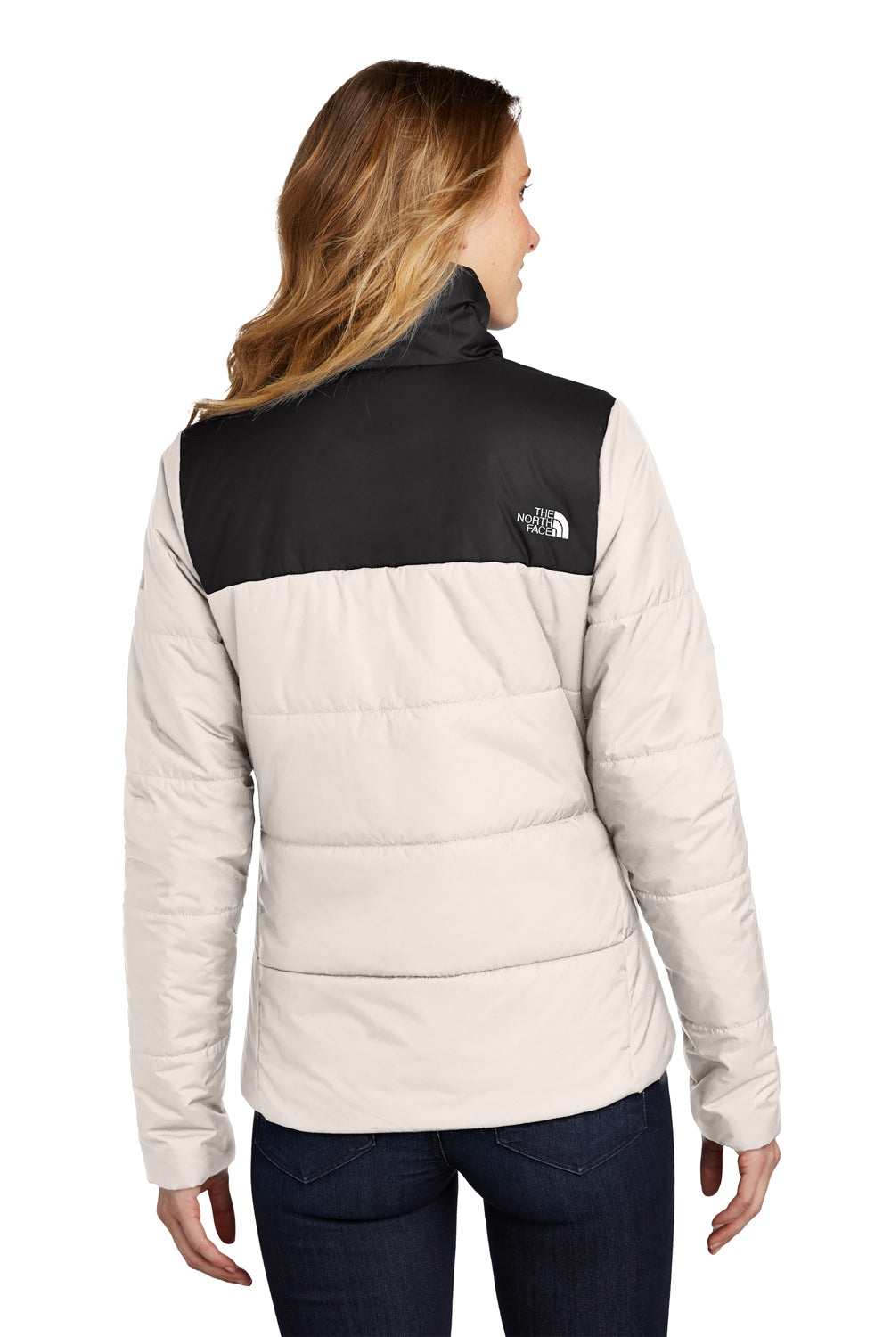 The North Face Womens Everyday Insulated Full Zip Jacket Vintage White Side