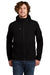 The North Face Mens Castle Rock Full Zip Hooded Jacket Black Front