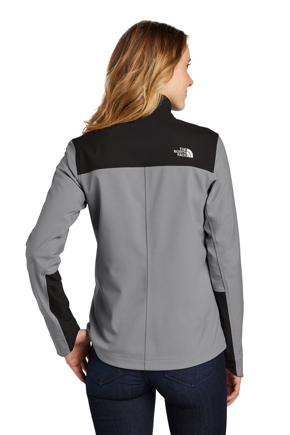 The North Face Womens Castle Rock Full Zip Jacket Mid Grey Side