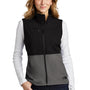 The North Face Womens Castle Rock Wind & Water Resistant Full Zip Vest - Asphalt Grey - Closeout