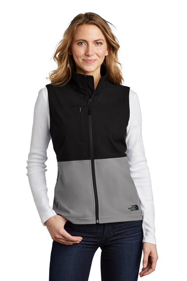 The North Face Womens Castle Rock Full Zip Vest Mid Grey Front