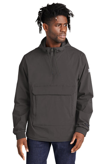 The North Face NF0A5IRW Packable Travel Anorak Hooded Jacket Asphalt Grey Front