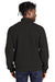 The North Face NF0A5ISE 1/4 Zip Sweater Fleece Sweatshirt Heather Black Back