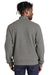 The North Face NF0A5ISE 1/4 Zip Sweater Fleece Sweatshirt Heather Medium Grey Back