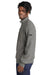 The North Face NF0A5ISE 1/4 Zip Sweater Fleece Sweatshirt Heather Medium Grey Side