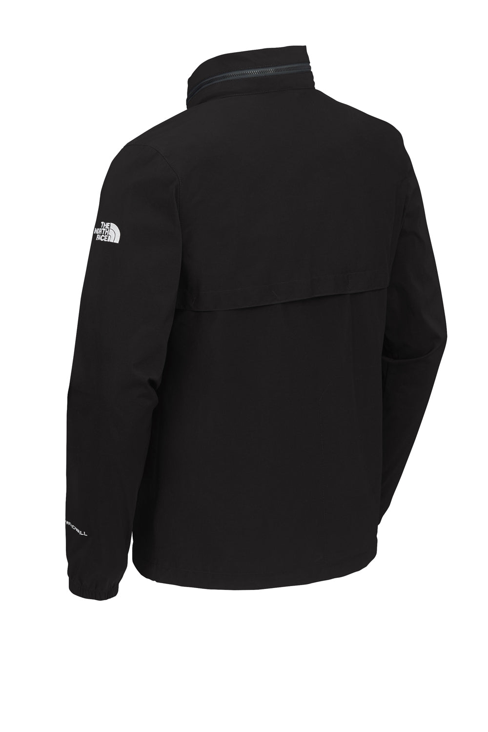 The North Face NF0A5ISG Packable Travel Full Zip Jacket Black Flat Back