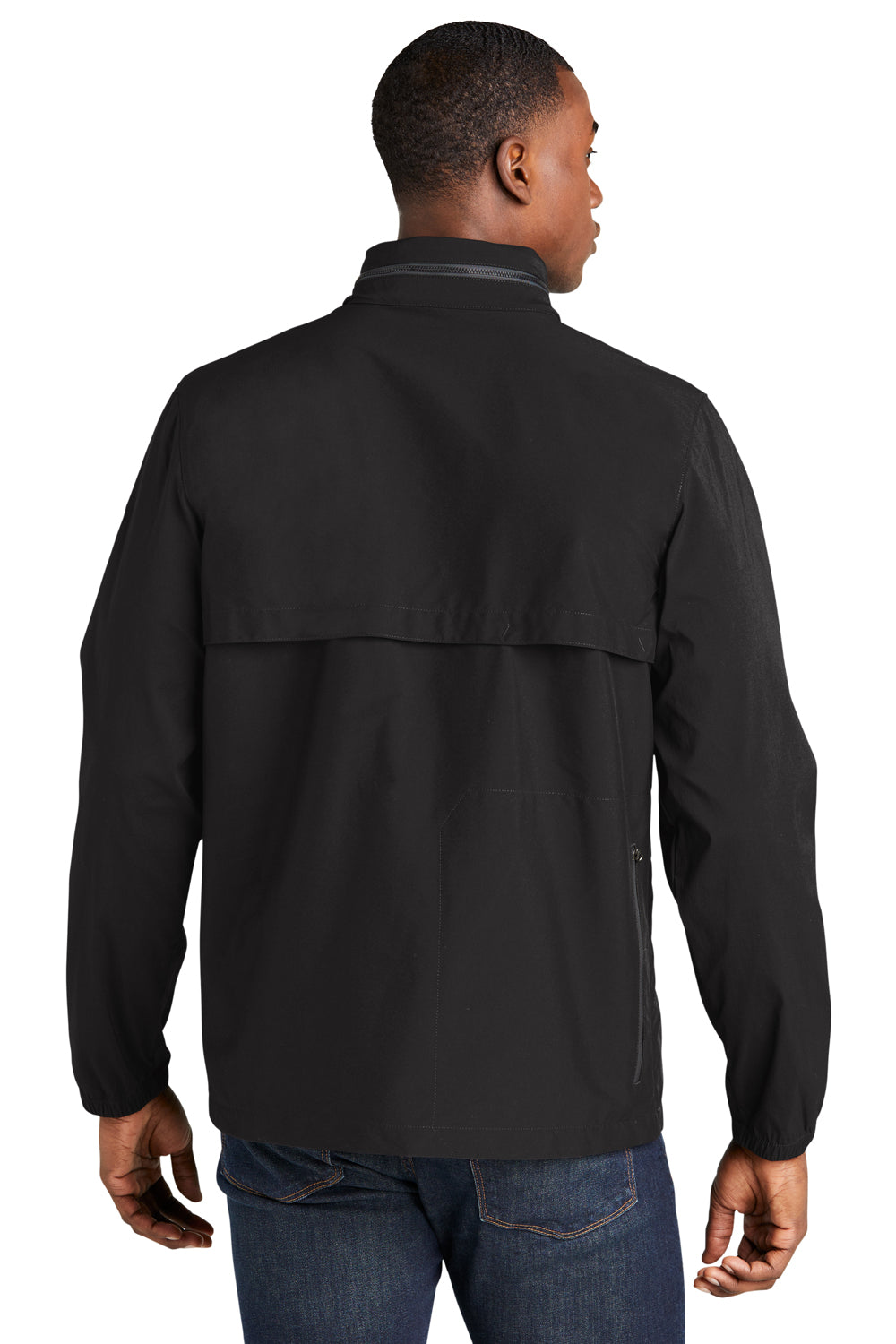 The North Face NF0A5ISG Packable Travel Full Zip Jacket Black Back