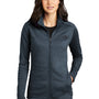 The North Face Womens Skyline Full Zip Fleece Jacket - Heather Urban Navy Blue