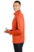 The North Face NF0A7V64 Mens Skyline Full Zip Fleece Jacket Heather Zion Orange/Urban Navy Blue Side
