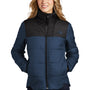 The North Face Womens Everyday Water Resistant Insulated Full Zip Jacket - Shady Blue - NEW