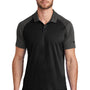 Nike Mens Dri-Fit Moisture Wicking Short Sleeve Polo Shirt - Black/Anthracite Grey - Closeout