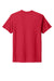 Next Level Mens Jersey Short Sleeve Crewneck T-Shirt Red Flat Back