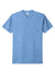 Next Level NL6210/N6210/6210 Mens CVC Jersey Short Sleeve Crewneck T-Shirt Heather Columbia Blue Flat Front