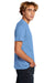 Next Level NL6210/N6210/6210 Mens CVC Jersey Short Sleeve Crewneck T-Shirt Heather Columbia Blue Side