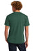 Next Level NL6210/N6210/6210 Mens CVC Jersey Short Sleeve Crewneck T-Shirt Heather Forest Green Back