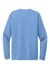 Next Level NL6211 Mens CVC Long Sleeve Crewneck T-Shirt Heather Columbia Blue Flat Back