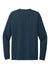 Next Level NL6211 Mens CVC Long Sleeve Crewneck T-Shirt Midnight Navy Blue Flat Back