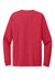 Next Level NL6211 Mens CVC Long Sleeve Crewneck T-Shirt Red Flat Back