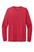 Next Level NL6211 Mens CVC Long Sleeve Crewneck T-Shirt Red Flat Front