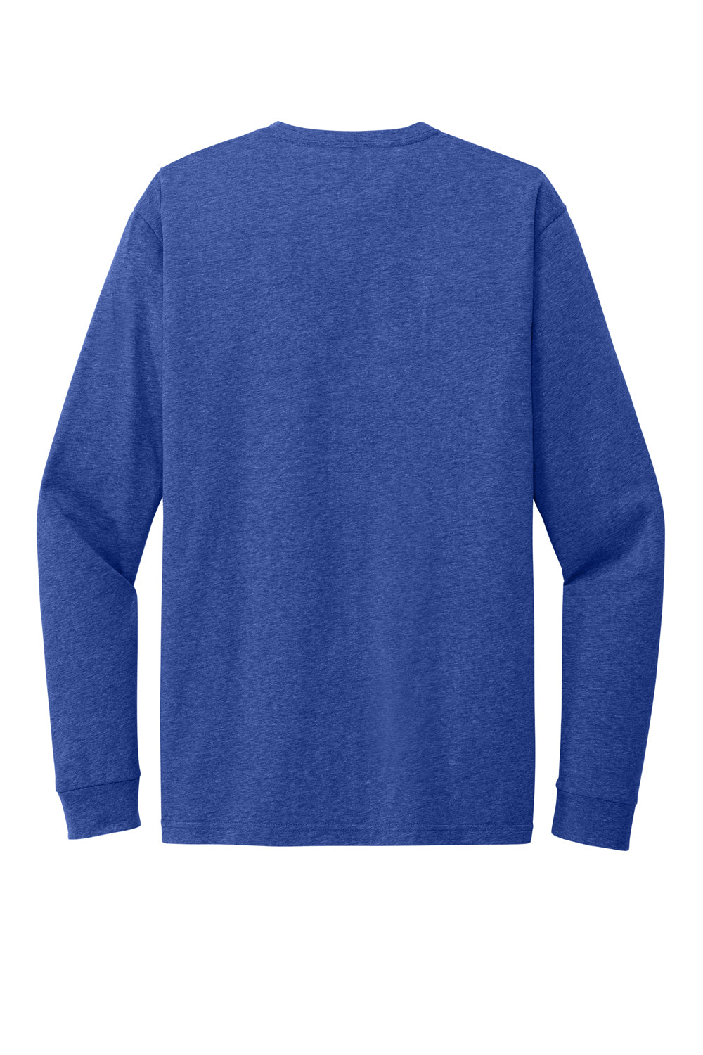 Next Level NL6211 Mens CVC Long Sleeve Crewneck T-Shirt Royal Blue Flat Back