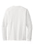Next Level NL6211 Mens CVC Long Sleeve Crewneck T-Shirt White Flat Back