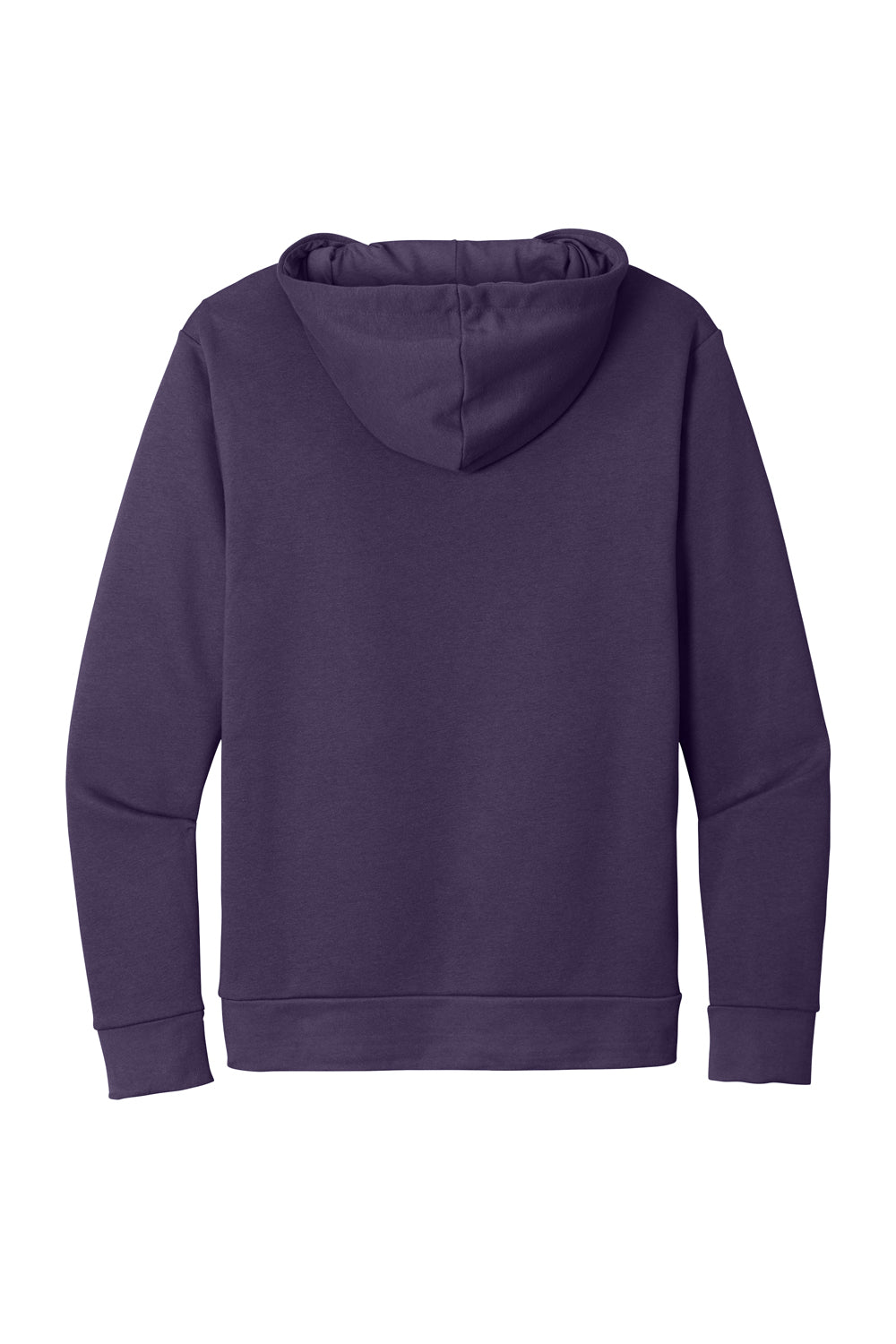 Next Level Mens Fleece Hooded Sweatshirt Hoodie Galaxy Purple Flat Back